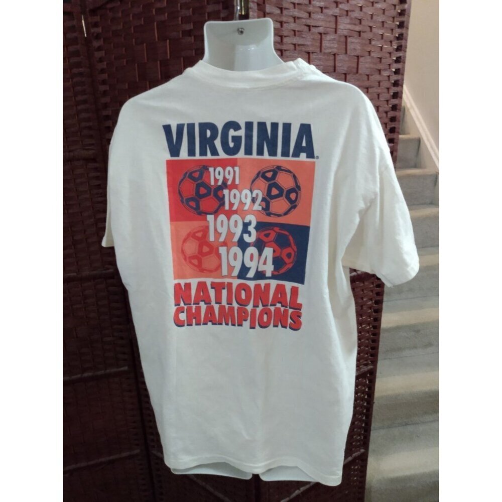 Vintage Virginia Cavaliers Soccer National Champions T Shirt 90s Virginia Rules